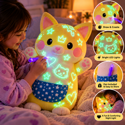 The Magical Light-Up Drawing Plush