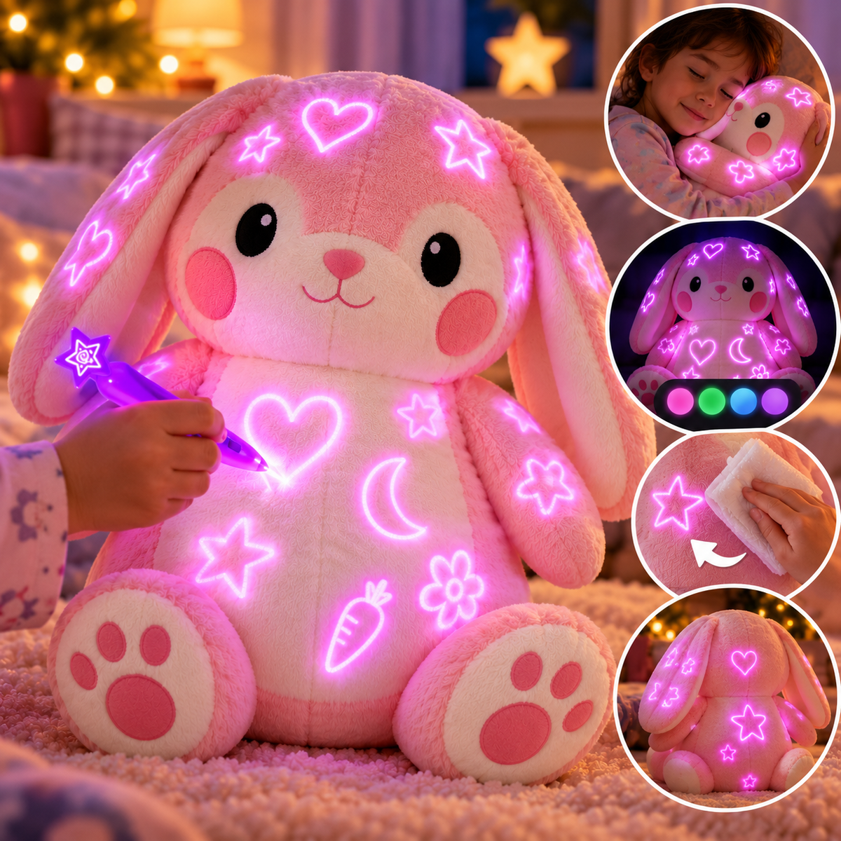 The Magical Light-Up Drawing Plush