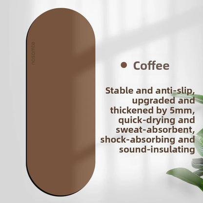 Thickened Non-Slip Oval Yoga Mat
