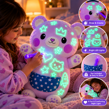The Magical Light-Up Drawing Plush